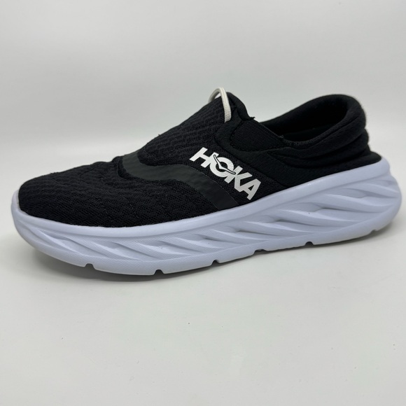 Hoka One One Ora Recovery Shoe 2 Color Black/White SZ 6 - Picture 5 of 8